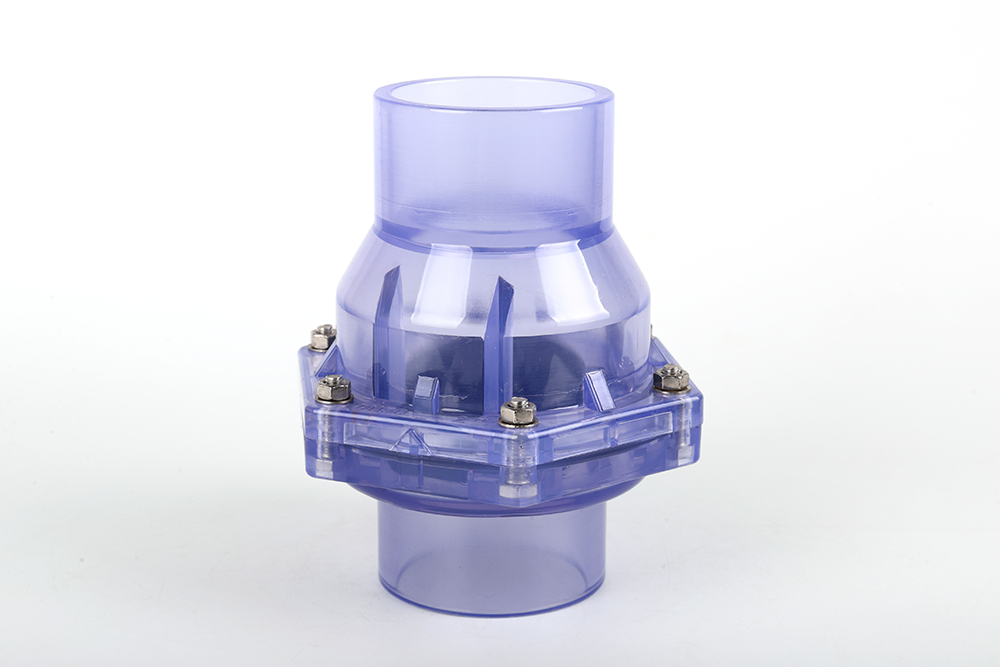 青县透明翻板式止回阀